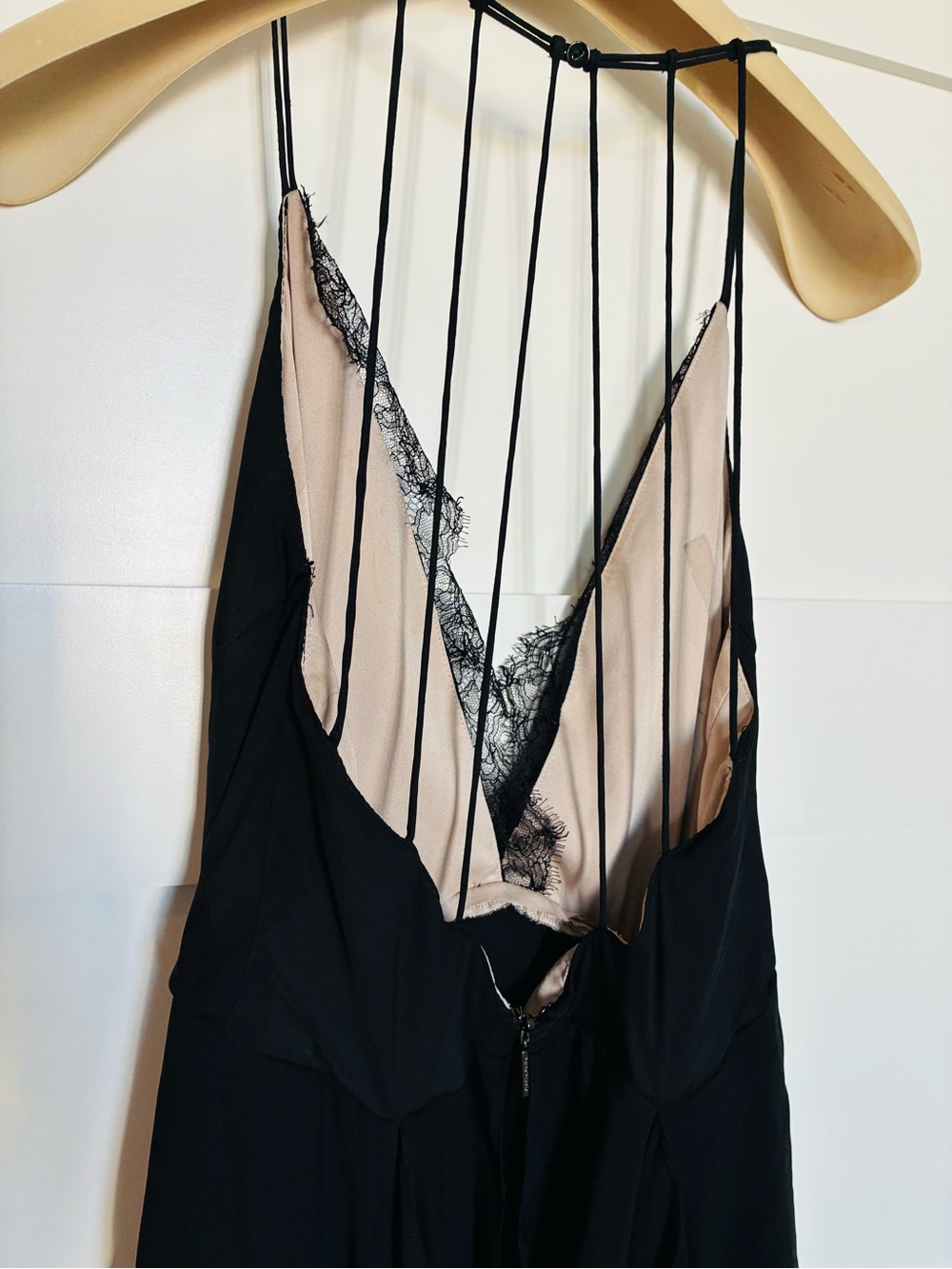 Haute Hippie S Black Lace Maxi Slip Dress - Picture 4 of 8